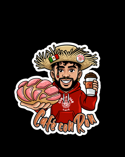 CAFÉ CON RON STICKER - LIMITED EDITION